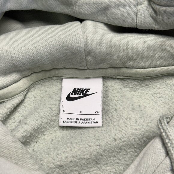 Nike Center Check Hoodie Sweatshirt Mens Small Embroidered Check Logo - Picture 11 of 15
